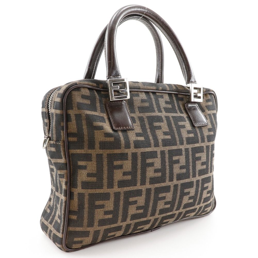 Fendi Zucca Nylon Canvas Handbag