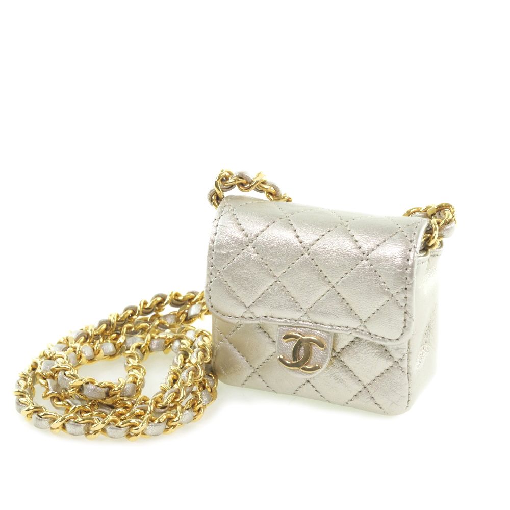 Chanel Chain Pochette Calf Shoulder Bag