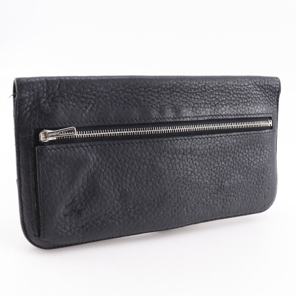 Hermes Dogon Long Taurillon Clemence Long Wallet