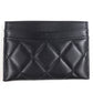 Chanel Card Case Matrasse COCO Mark Lambskin Card Case