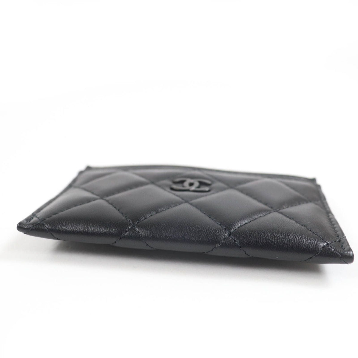 Chanel Card Case Matrasse COCO Mark Lambskin Card Case