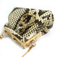Fendi FENDI FIRST NANO Python chain pouch