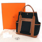 Hermes Garden Party Pocket Toile Militaire Negonda Tote Bag