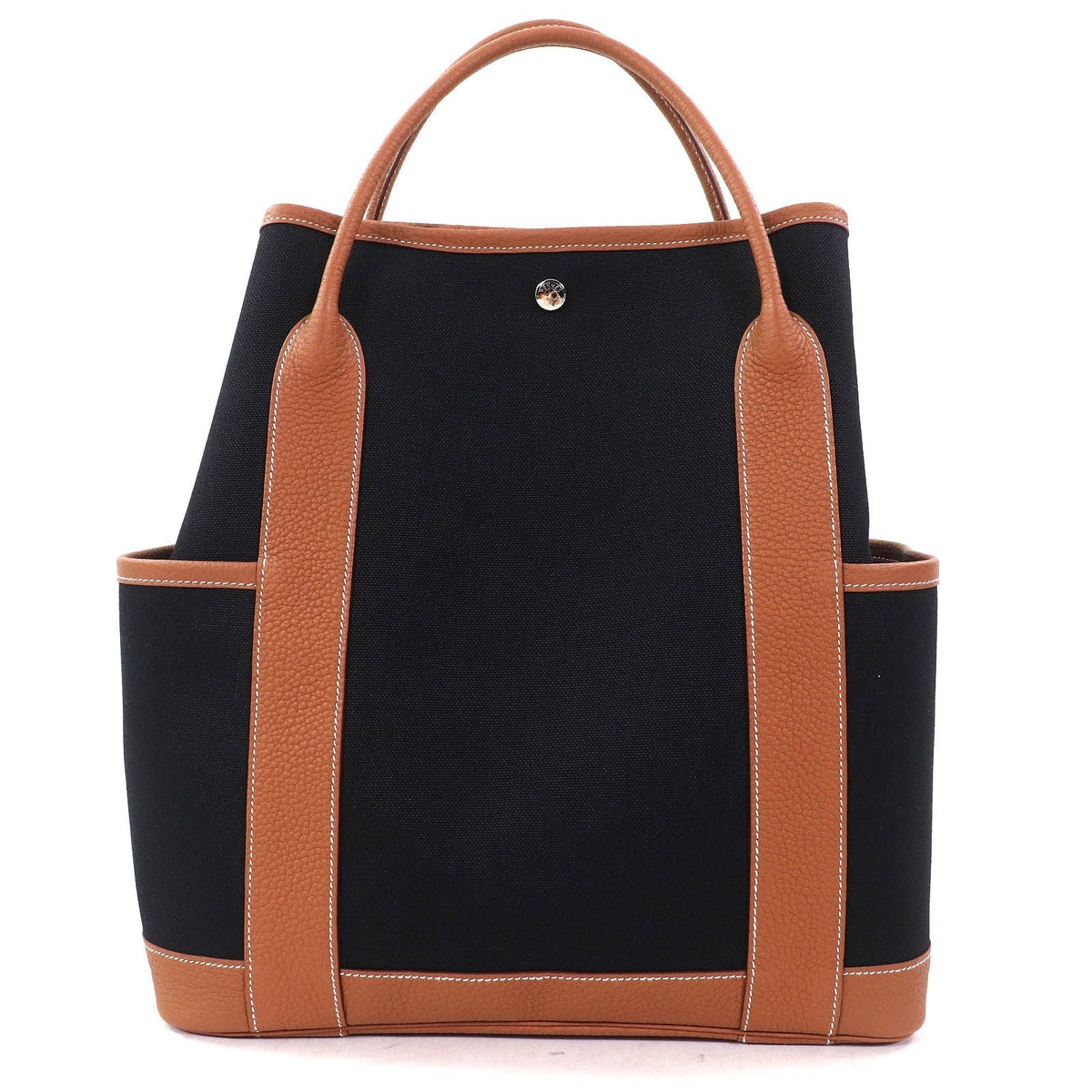 Hermes Garden Party Pocket Toile Militaire Negonda Tote Bag