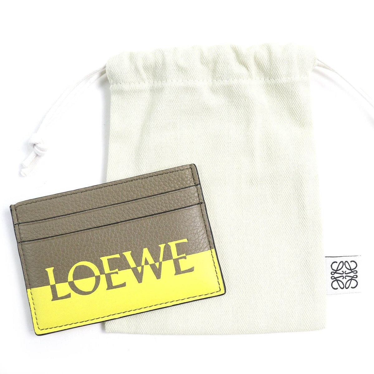 Loewe Signature Plain Cardholder Leather Card Case