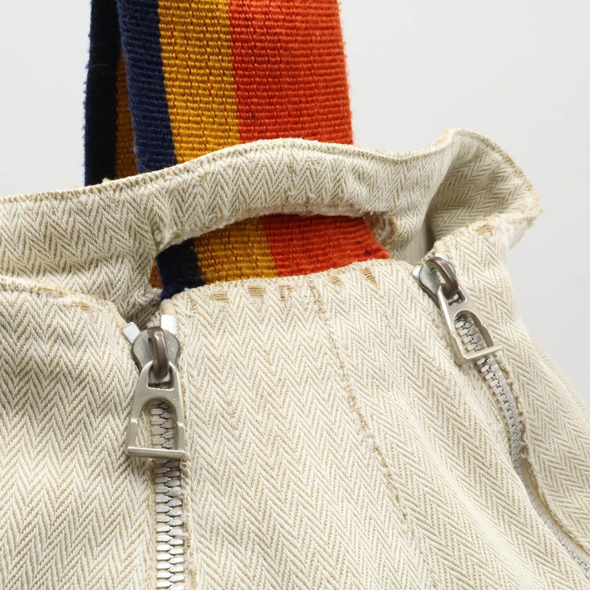 Hermes Cavalier Canvas Shoulder Bag