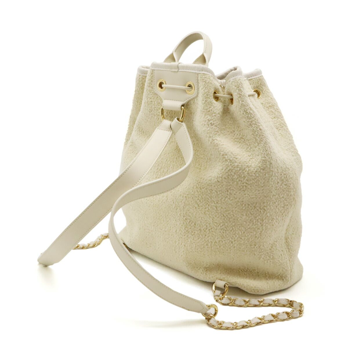 Chanel Deauville Velour Backpack