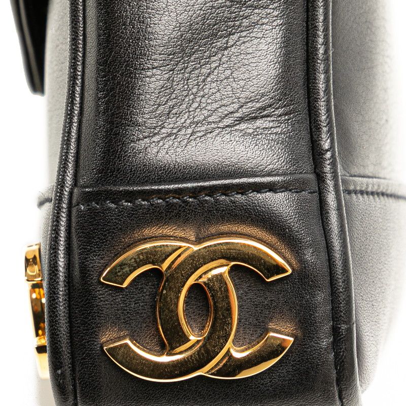 Chanel Triple Coco Mark Leather 2way Shoulder Bag Waist Bag