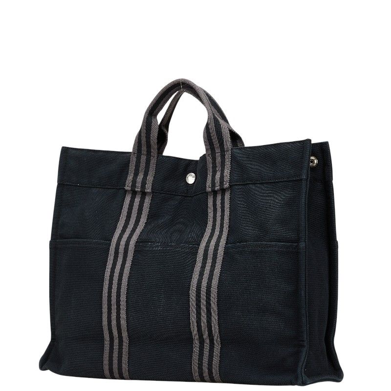 Hermes Fourre Tout Canvas Tote Bag