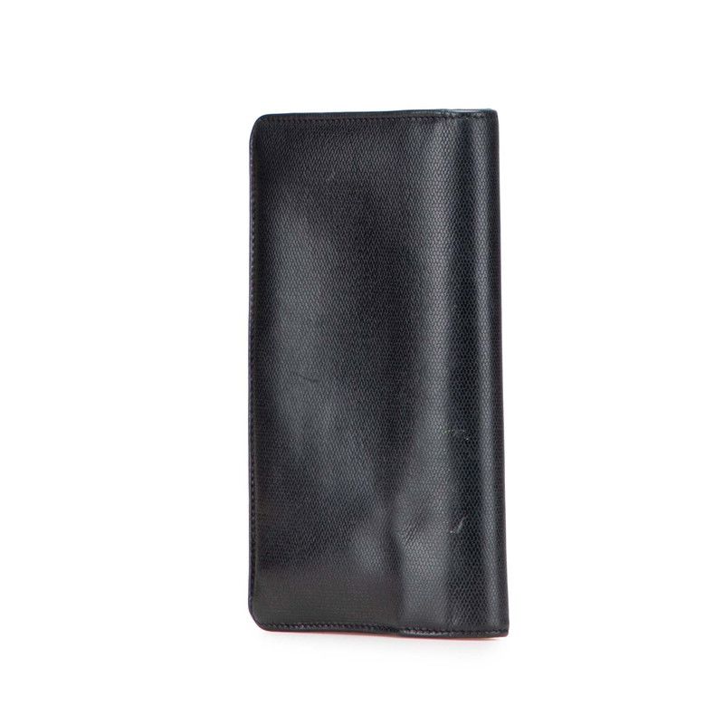 Chanel Coco Button Leather Long Wallet