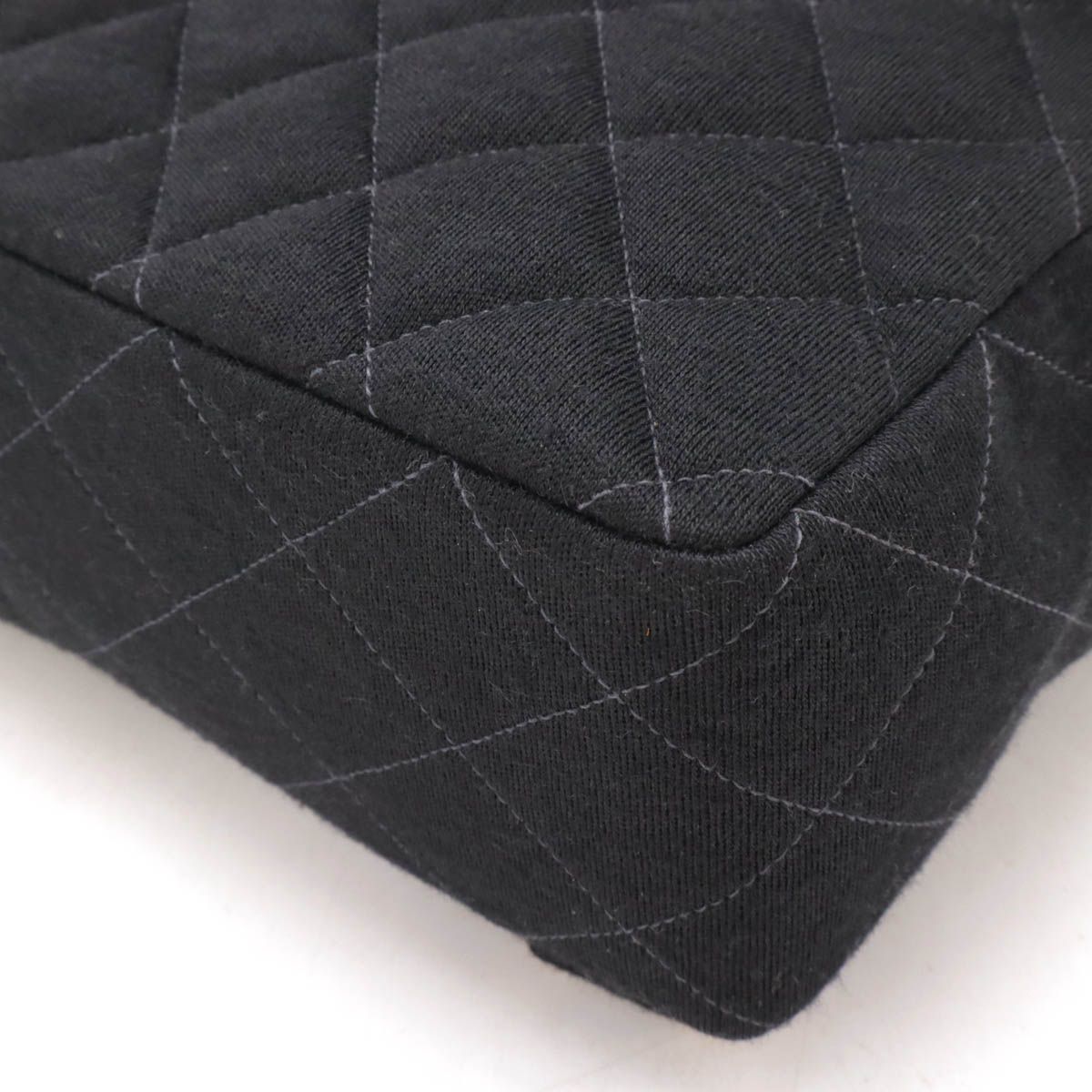 Chanel Matelasse Cotton Jersey Leather Backpack