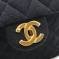 Chanel Matelasse Cotton Jersey Leather Backpack