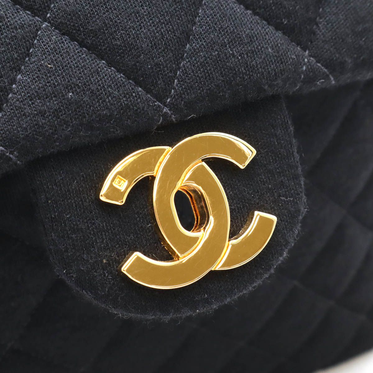 Chanel Matelasse Cotton Jersey Leather Backpack