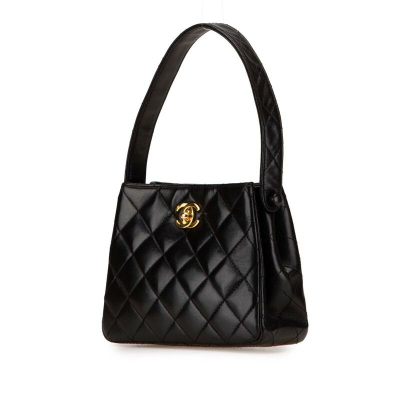 Chanel Coco Mark Matelasse Lambskin Mini Handbag