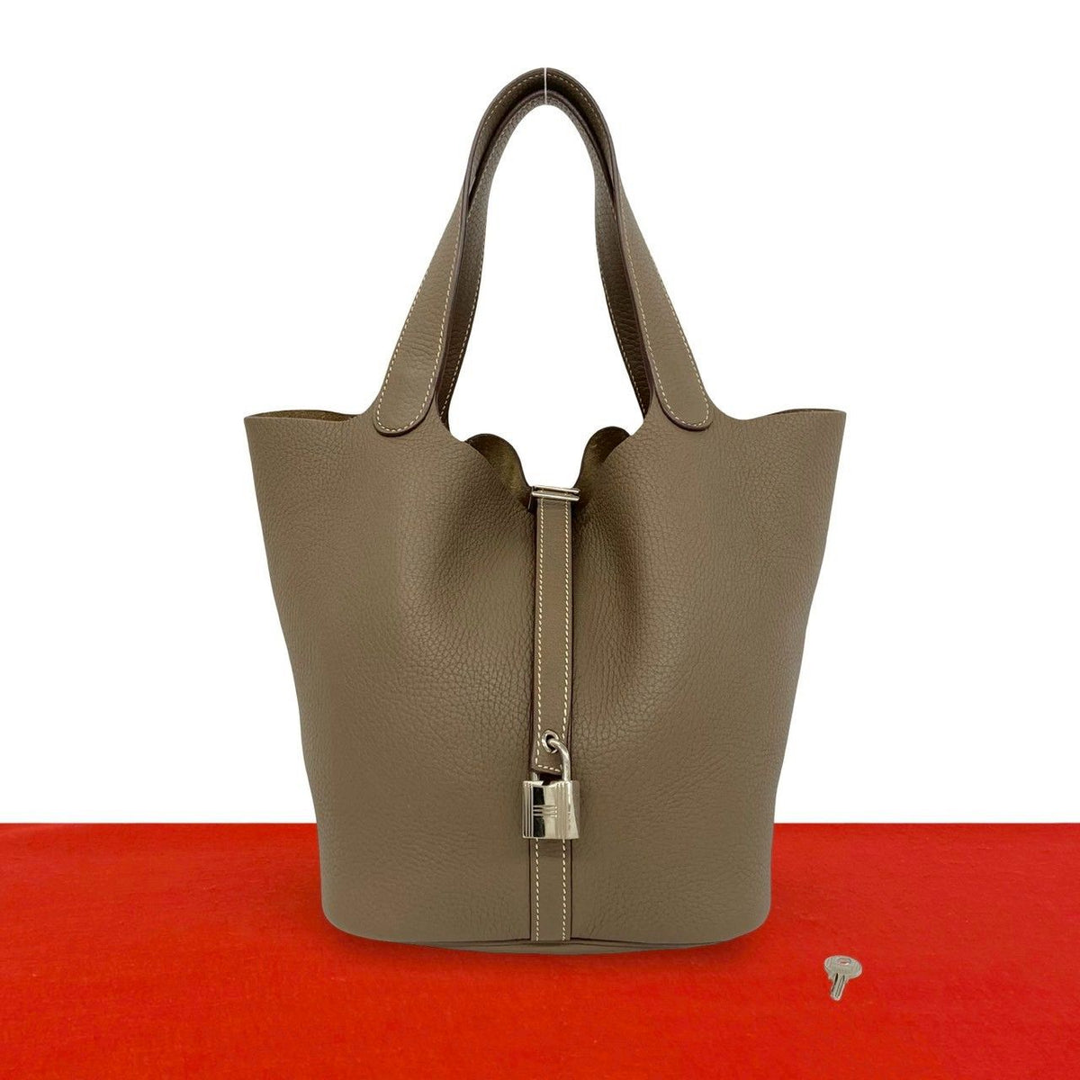 Hermes Picotin Lock MM Taurillon Clemence Handbag