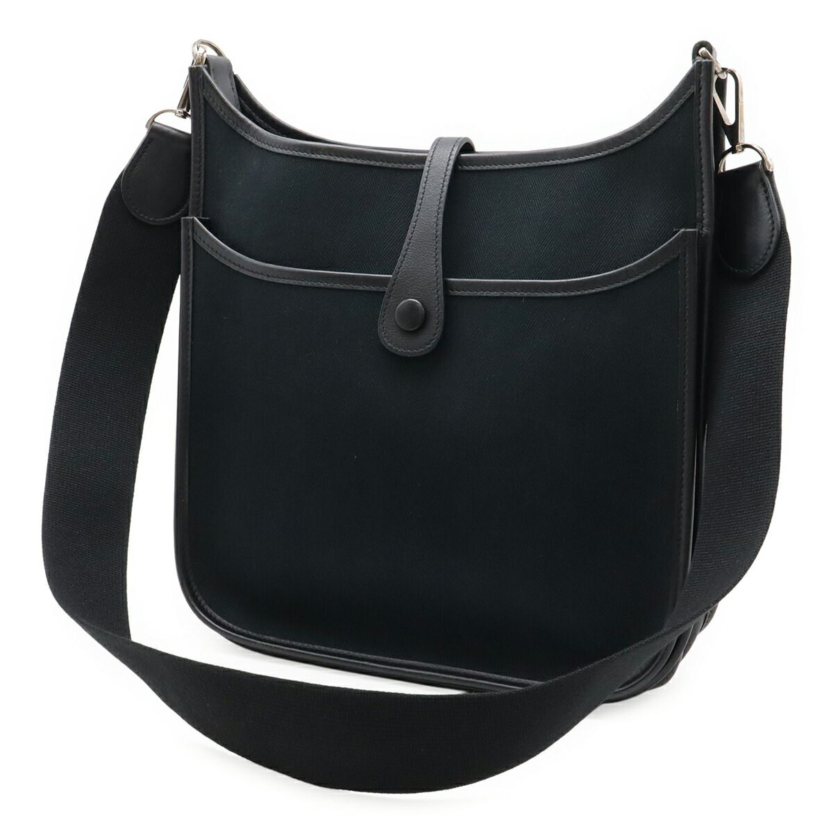 Herm s Evelyne II PM Toile H Leather Shoulder Bag