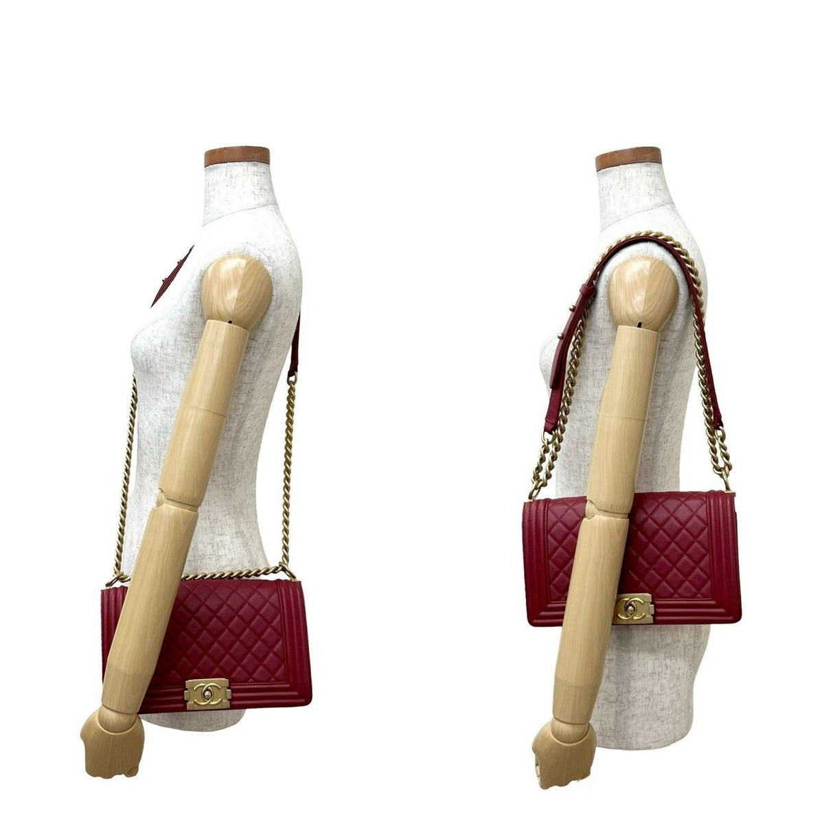 CHANEL Boy Chanel Lambskin Shoulder Bag