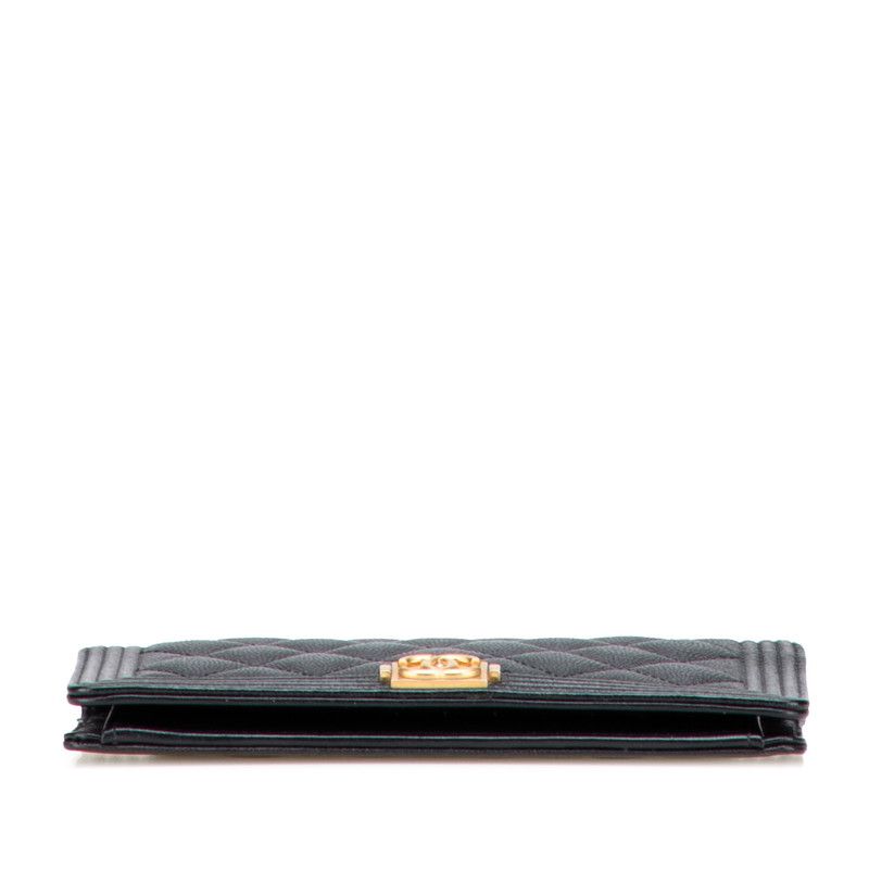Chanel Boy Chanel Caviar Long Wallet