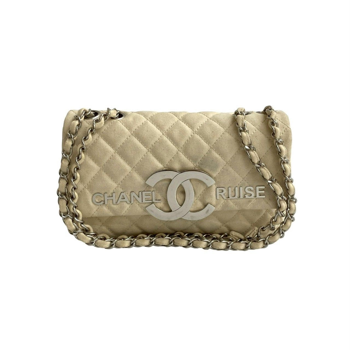 Chanel Matelasse Canvas Shoulder Bag