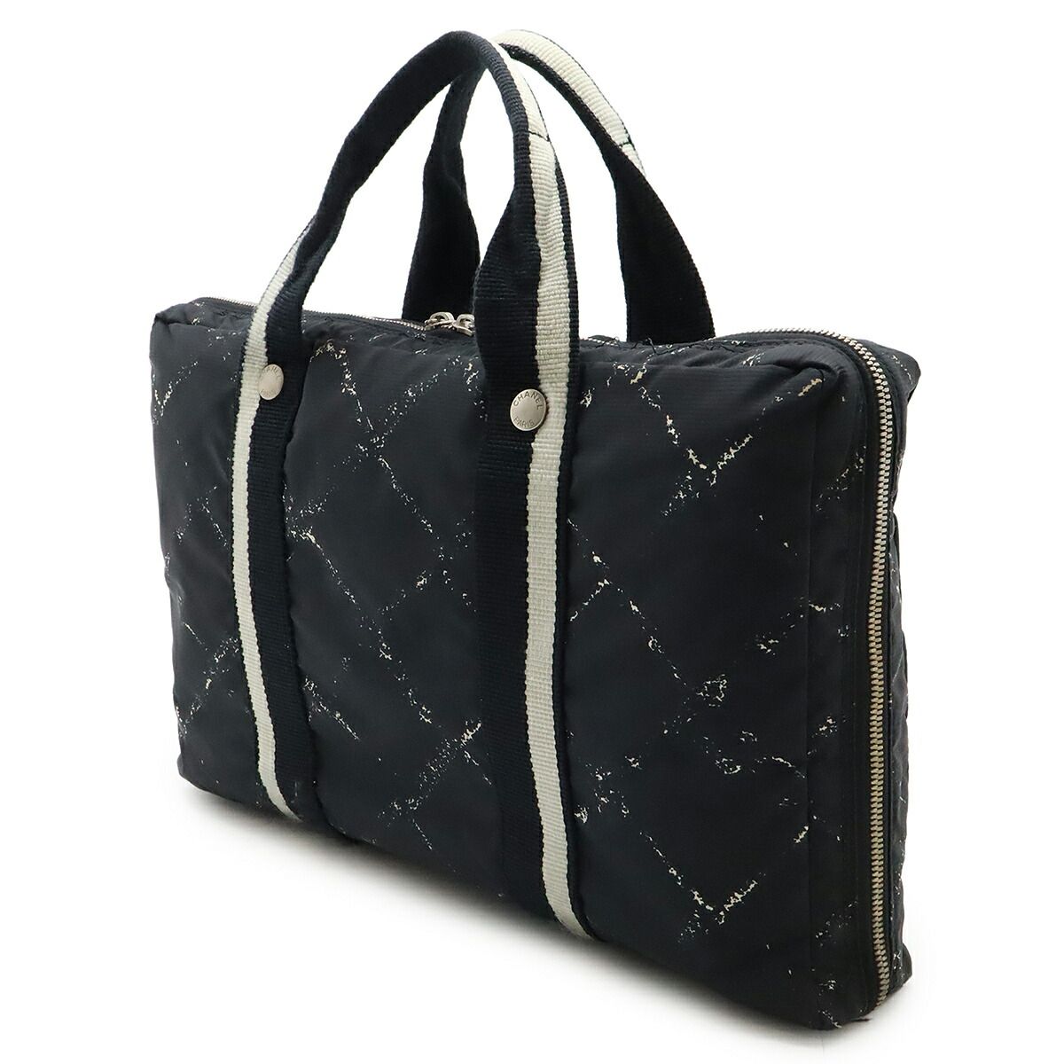 Chanel Travel Line Nylon Handbag