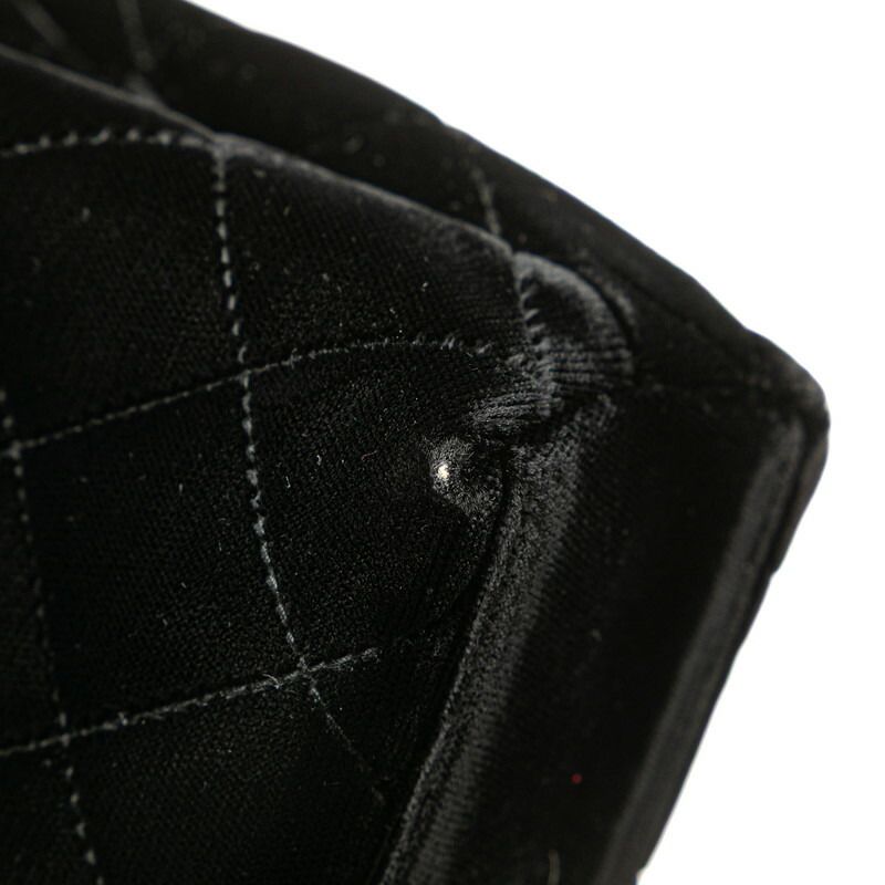 Chanel Coco Mark Matelass  Velour Handbag