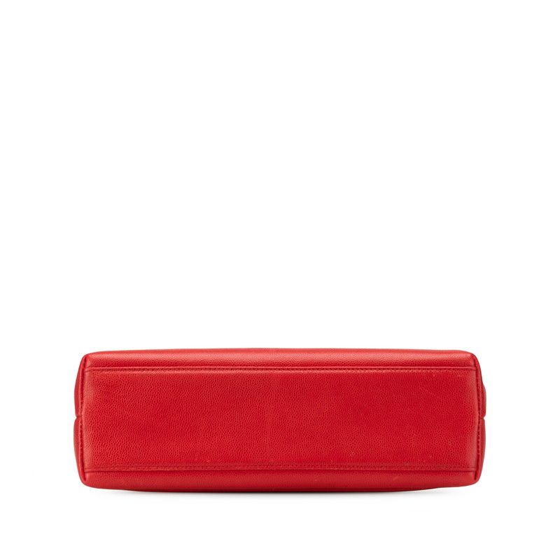 Chanel Coco Mark Caviar Skin Handbag