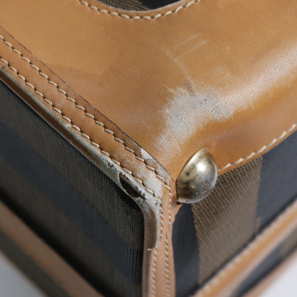 Fendi Pequin PVC Leather Bag