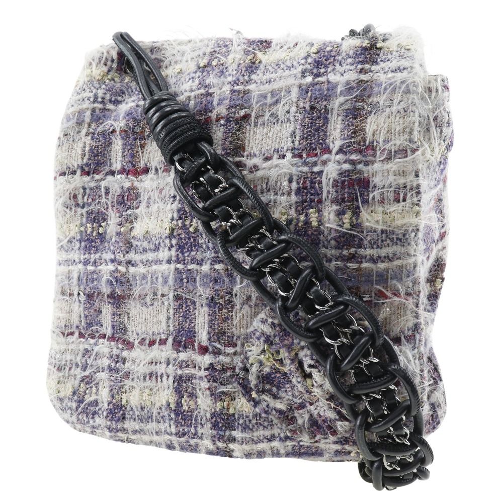 Chanel Camellia Tweed Shoulder Bag