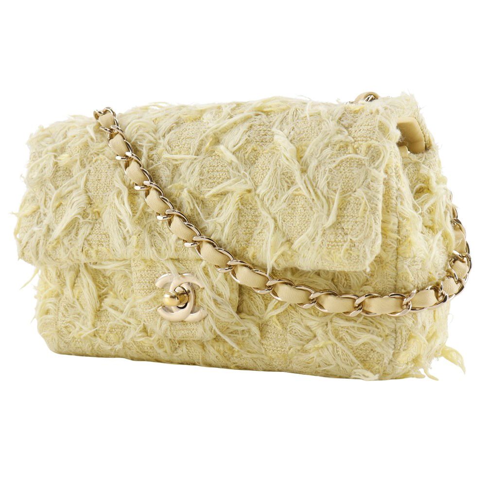 Chanel Mini Matelasse Tweed Shoulder Bag