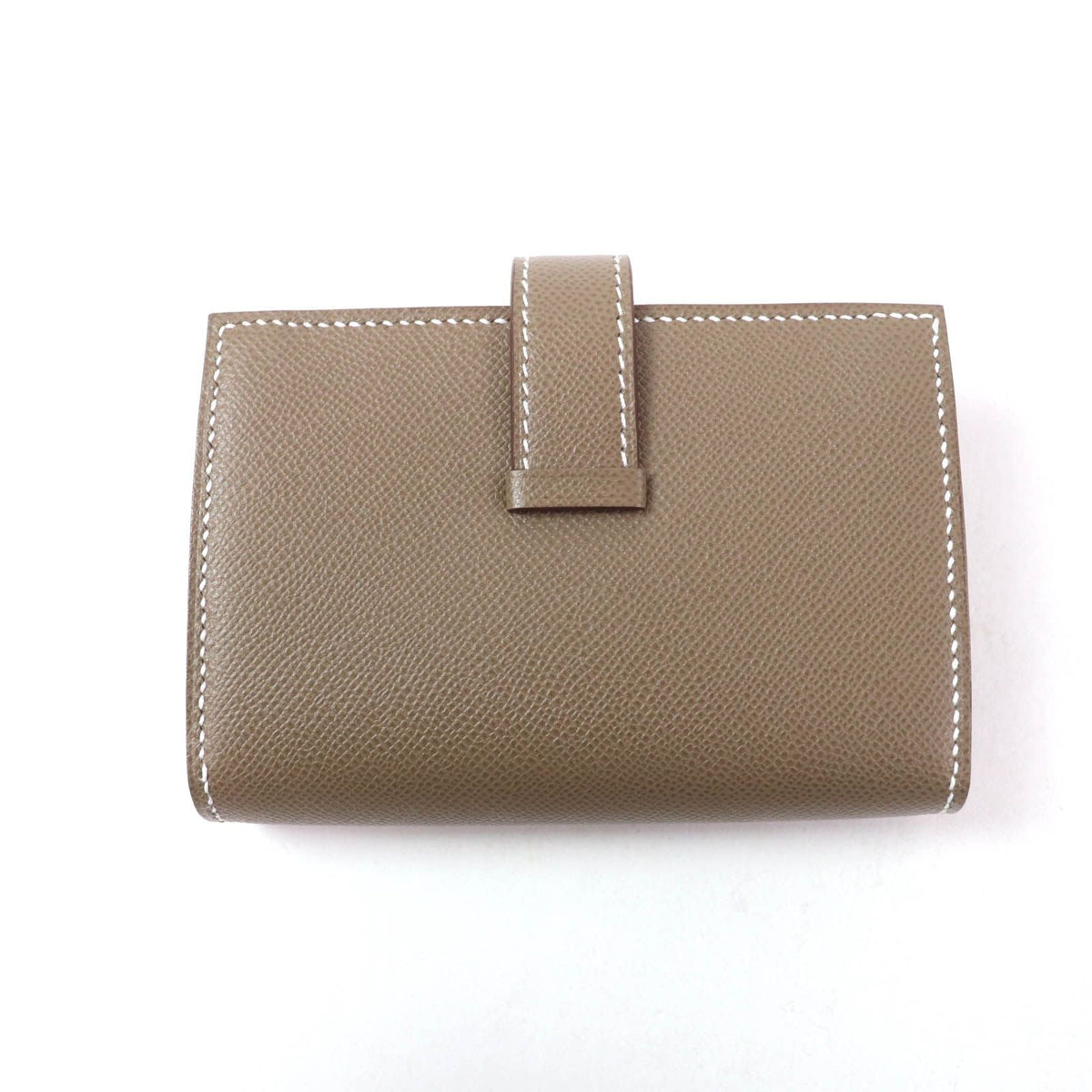 Hermes Bearn Mini Vaugham Leather Mini Wallet