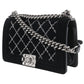Chanel Boy Chanel 25 Velour Leather 2way Shoulder Bag