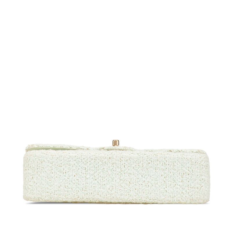 Chanel Coco Mark Matelasse 25 Tweed Leather Shoulder Bag