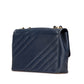 Chanel Coco Mark Bias Stitch Caviar Shoulder Bag