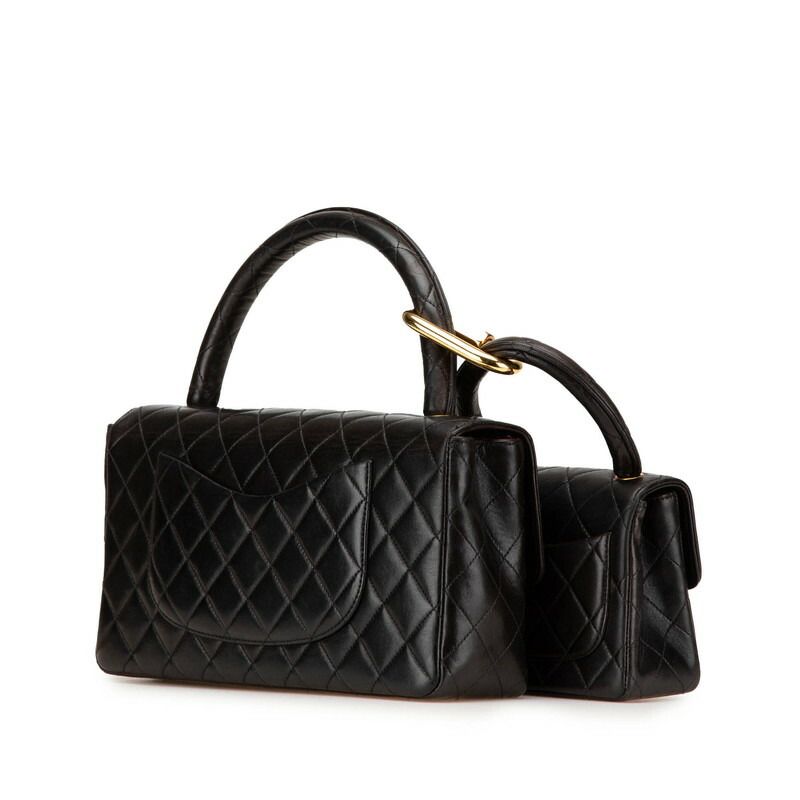 Chanel Top Handle Lambskin Handbag