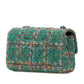 Chanel Matelasse20 Tweed Leather Shoulder Bag
