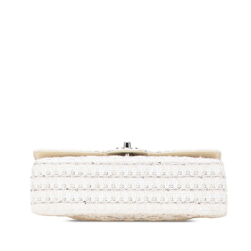 Chanel Matelasse 25 Tweed Leather 2way Shoulder Bag