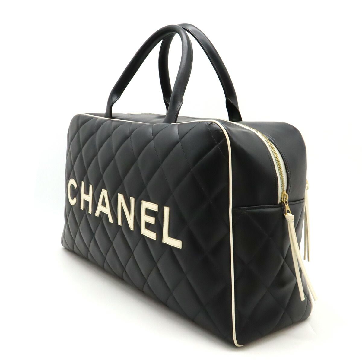 Chanel Leather Travel Bag