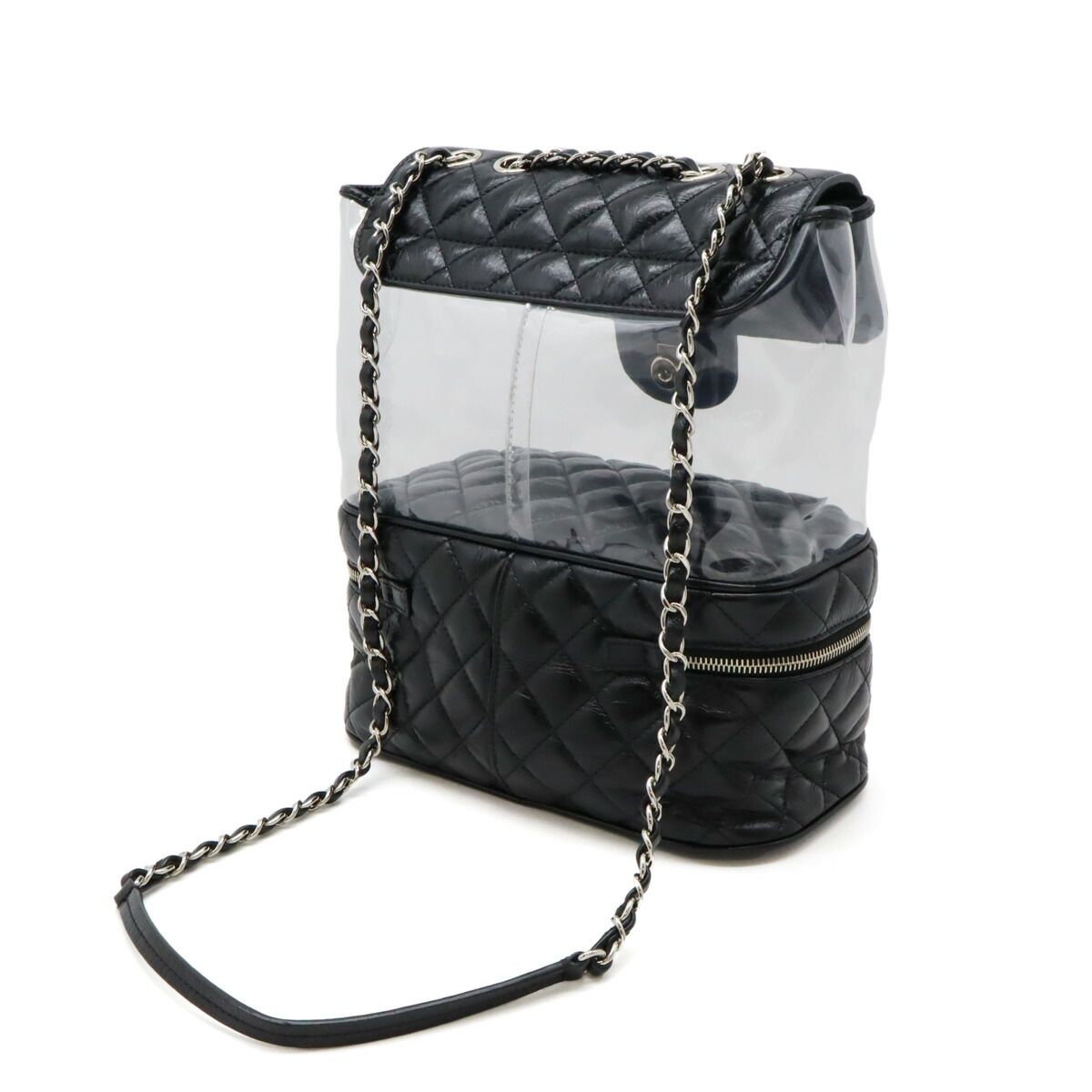 Chanel Matelasse Leather Vinyl Shoulder Bag