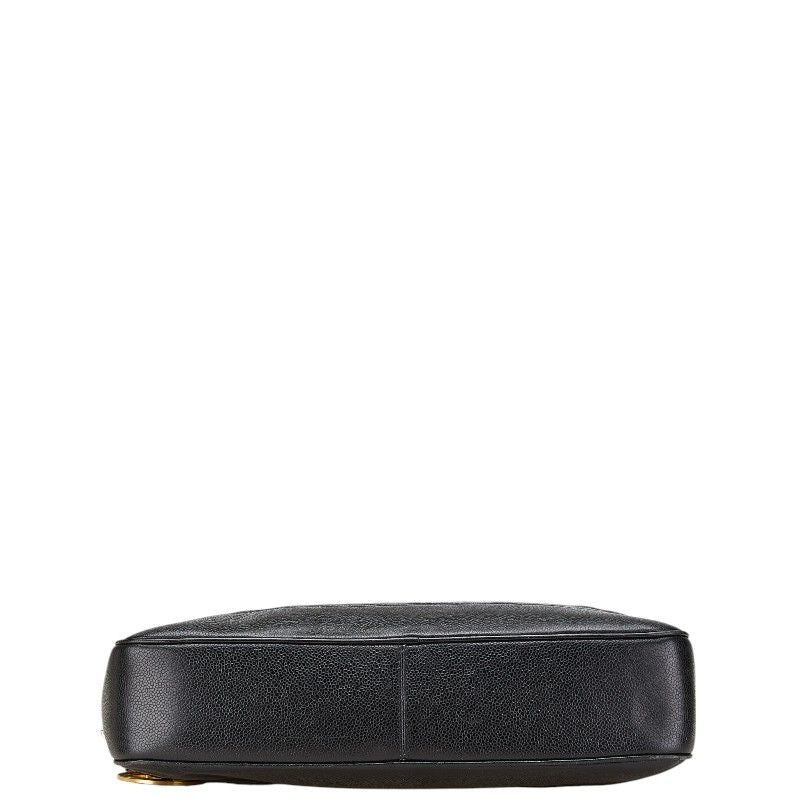 Chanel Chevron V Stitch Caviar Handbag