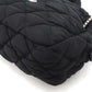 Chanel Bubble Quilt Cotton Shoulder Bag