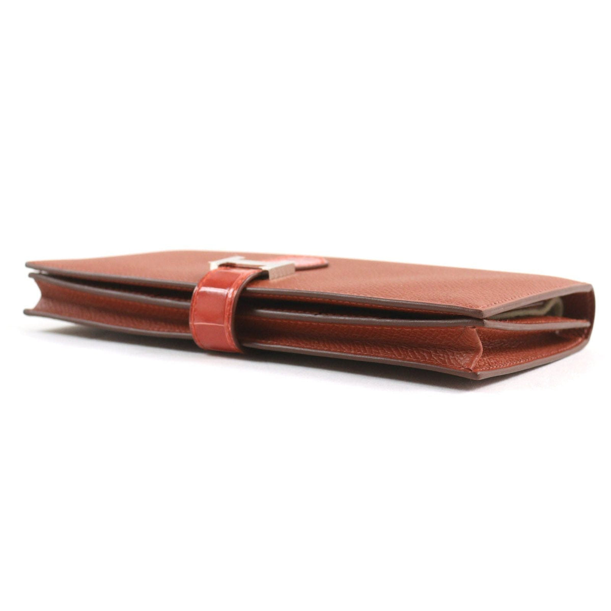 HERMES Crocodile Leather Wallet