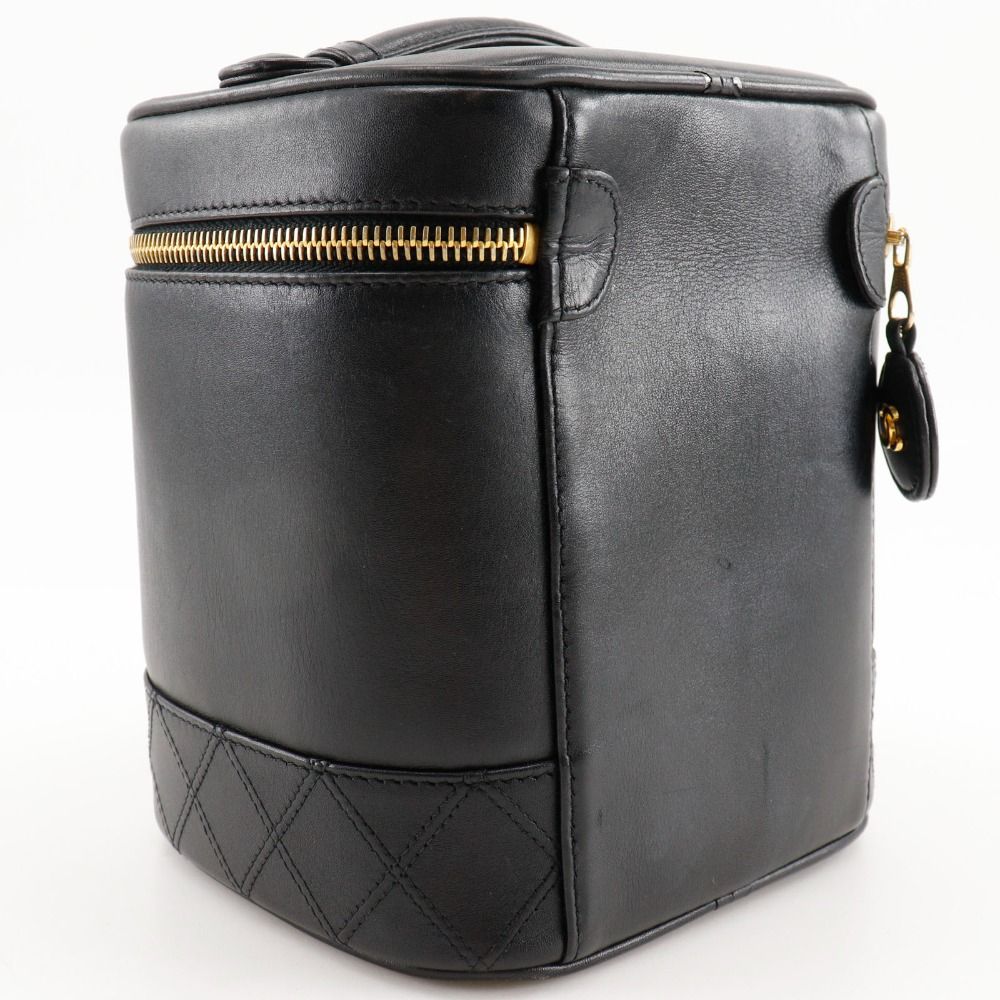 Chanel Vanity Pouch Vintage Lambskin Black