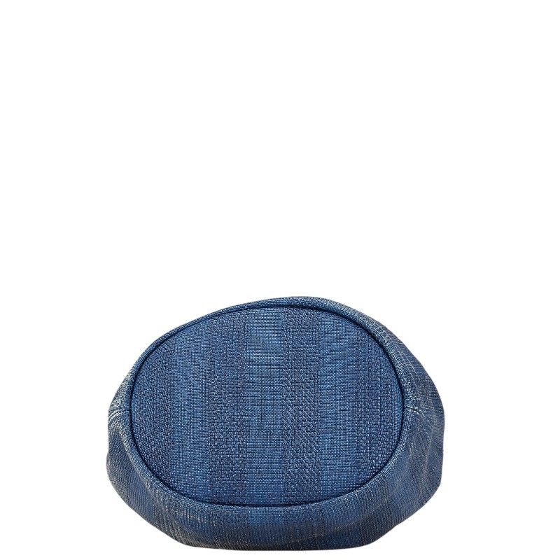 Chanel Deauville Straw Leather Shoulder Bag