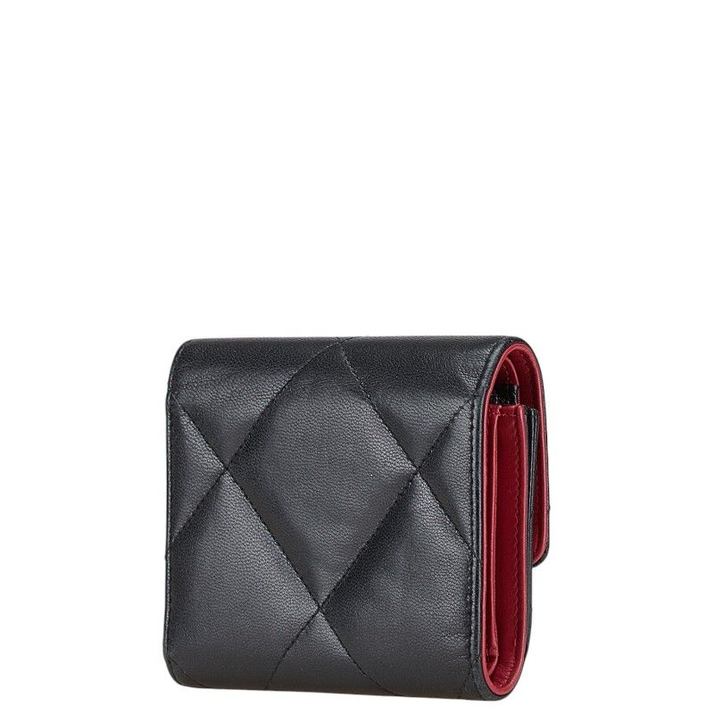 Chanel 19 Lambskin Small Flap Wallet
