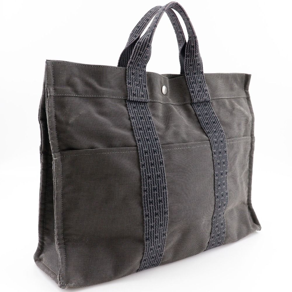 Hermes Nylon Canvas Tote Bag