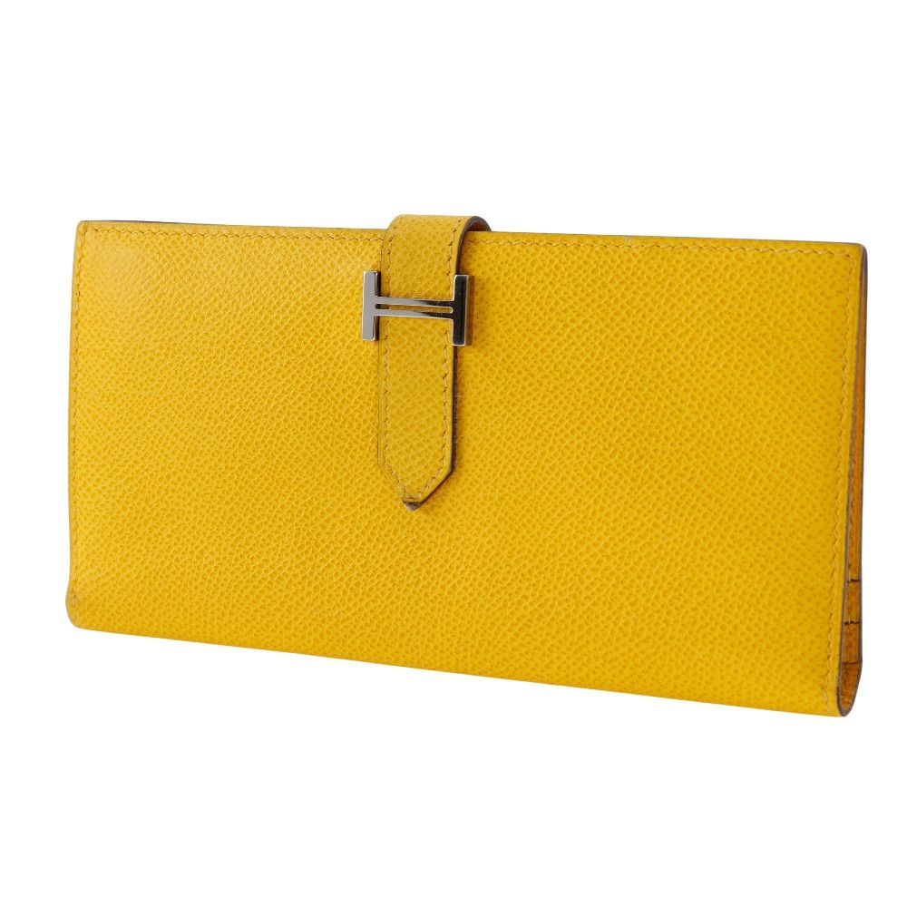Hermes Epsom Bearn Long Wallet Yellow