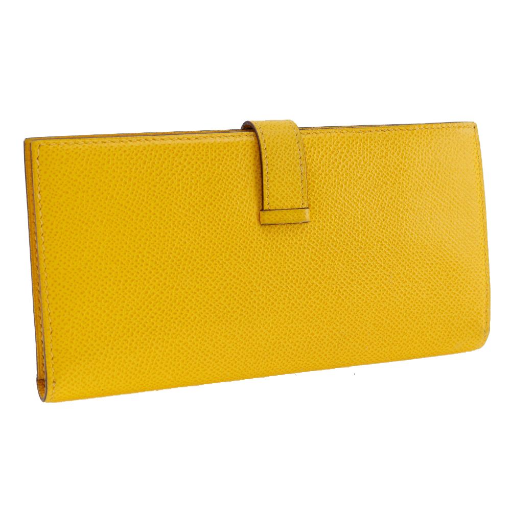 Hermes Epsom Bearn Long Wallet Yellow
