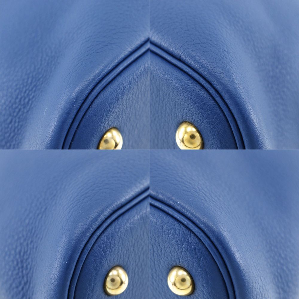 Hermes Bolide 37 Handbag Clemence Blue