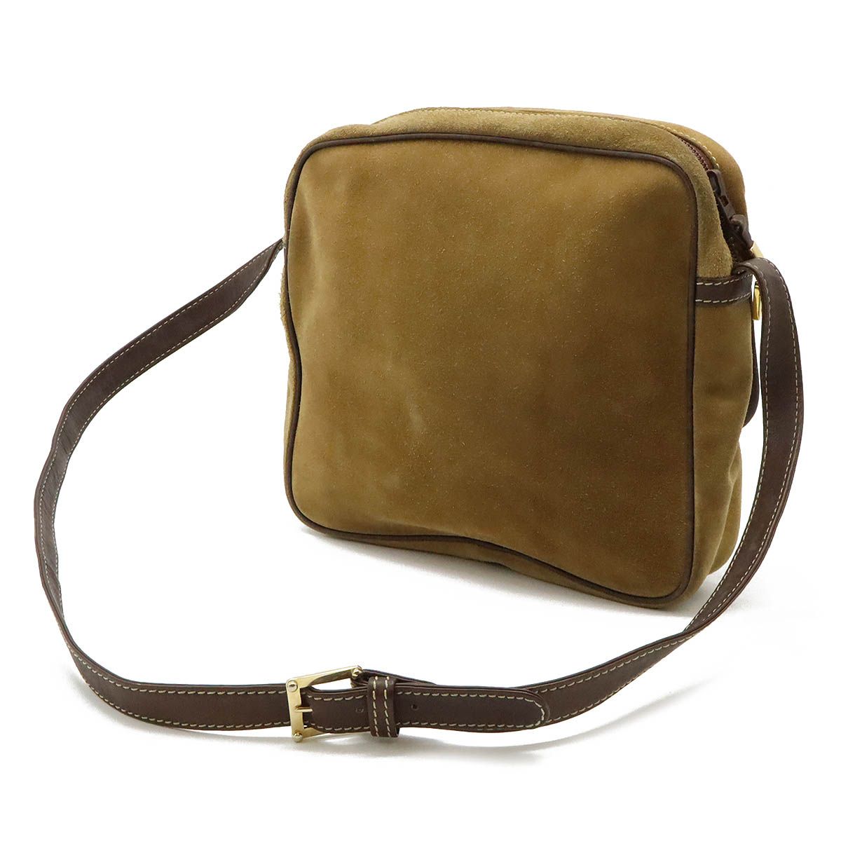 Loewe Suede/Leather Anagram Shoulder Bag