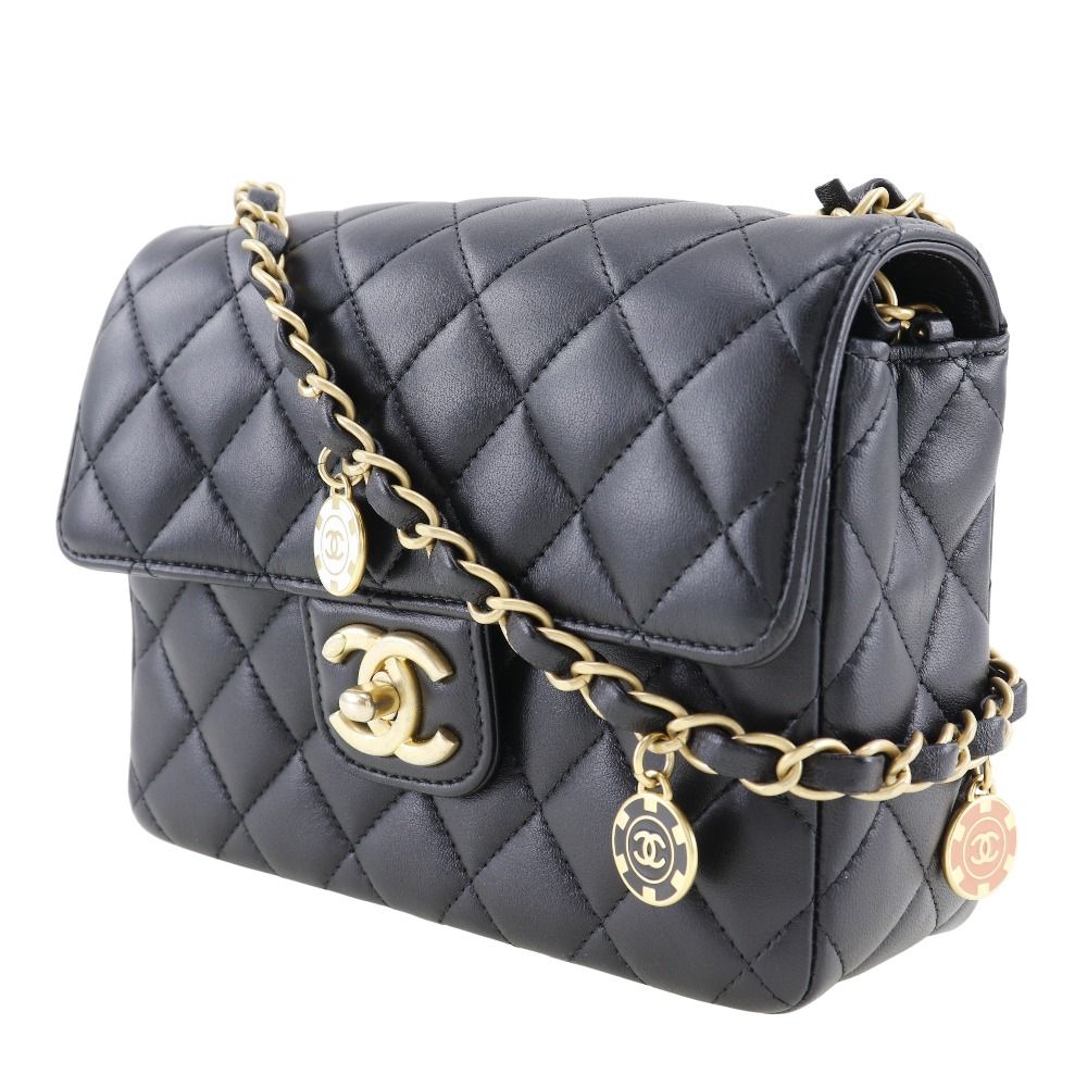 Chanel Matelasse Shoulder Bag Black